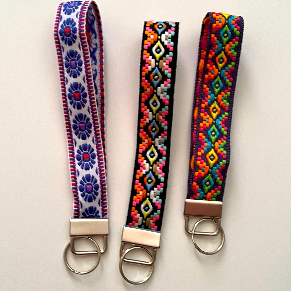 NWT Bundle of 3 Wristlet Keychains